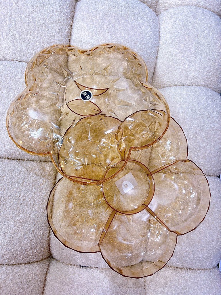 Khay Đựng Mứt Hình Hoa 5 Cánh