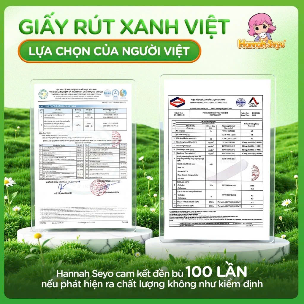 Khăn giấy lụa Hannad-Seyo (240 tờ /4 lớp)