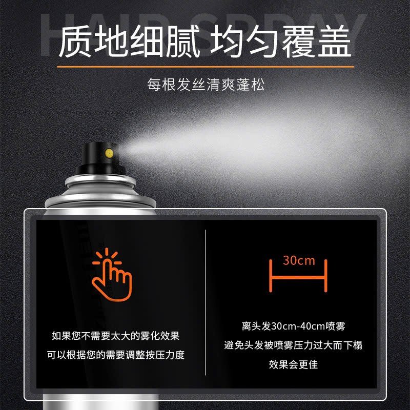 B3. Gôm tạo kiểu YUNJI 420ml dành cho nam (dạng xịt)