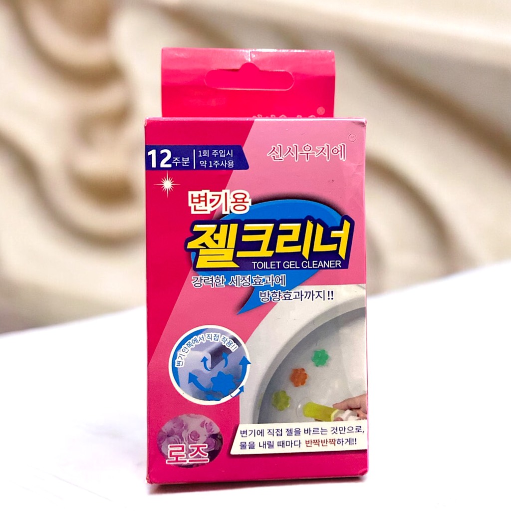 Gel khử mùi diệt khuẩn bồn cầu dạng thạch hình hoa
