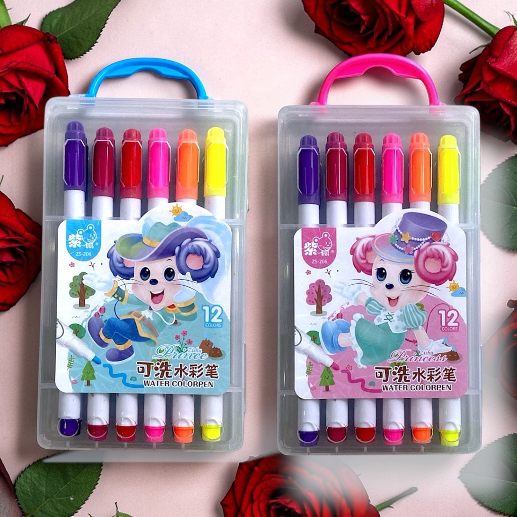 19.15 Bút dạ 12 màu