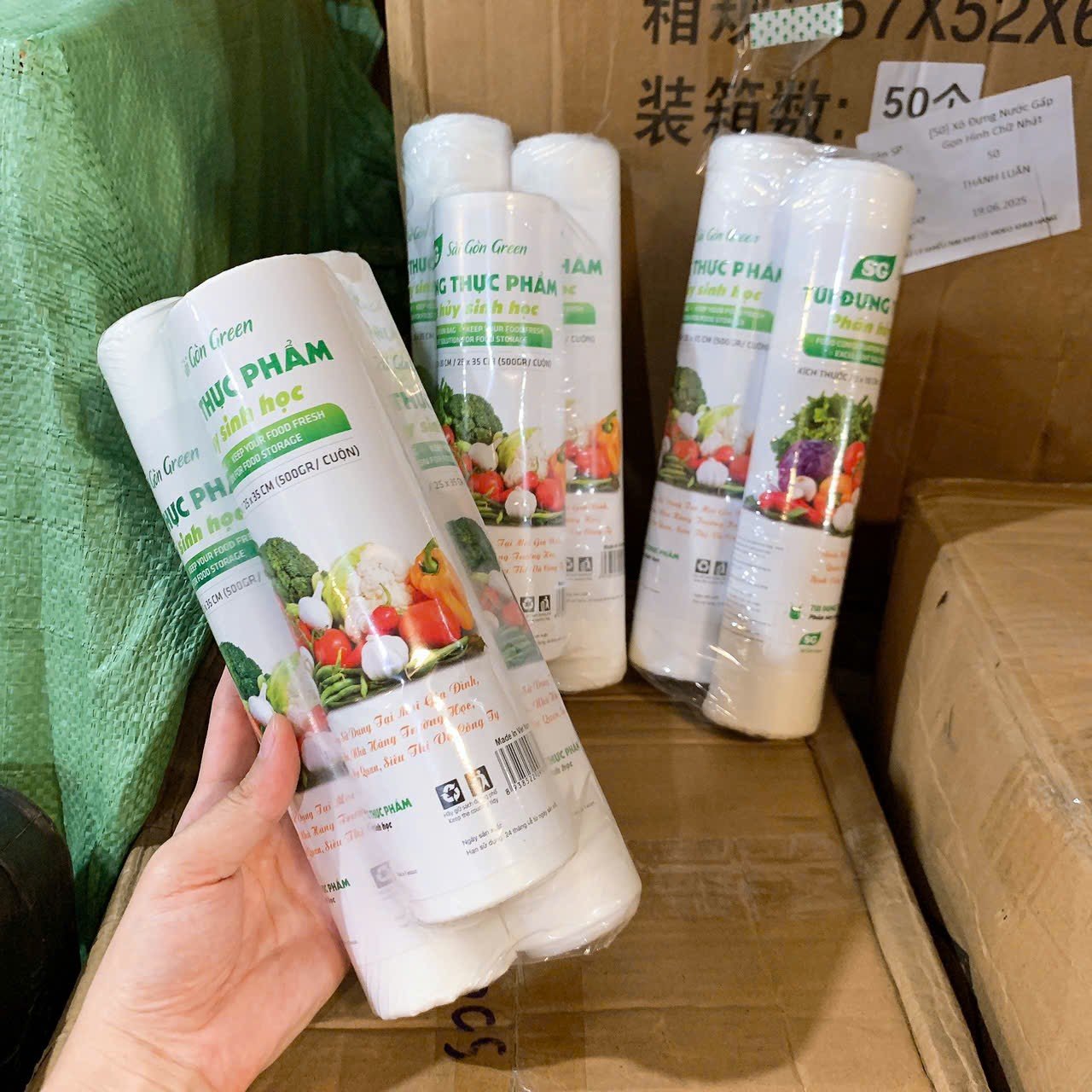 Sét 3 Cuộn Túi Đựng Thực Phẩm