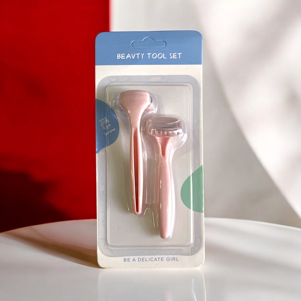 T11. Set 2 dụng cụ cạo râu có nắp bảo vệ