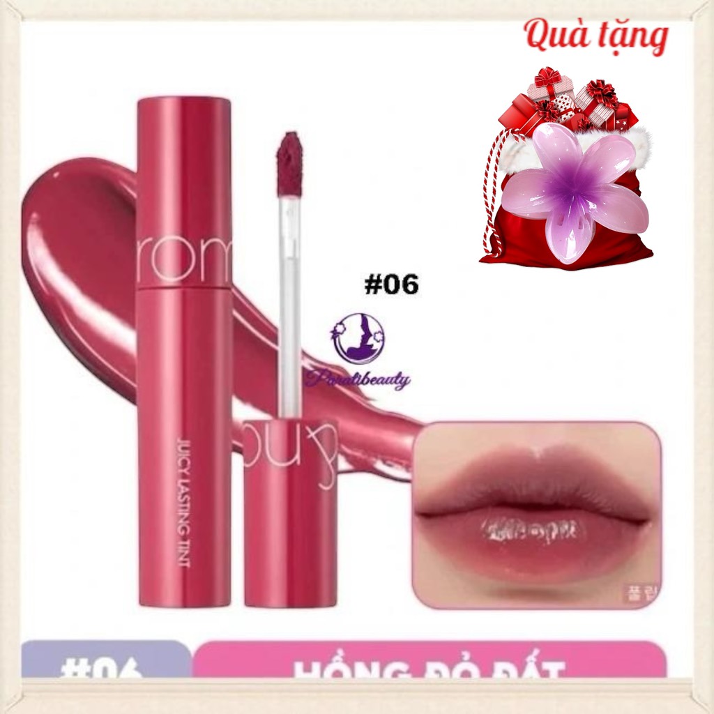 Son Tint Lì, Lâu Trôi Romand Juicy Lasting Tint Hàn Quốc 5.5g