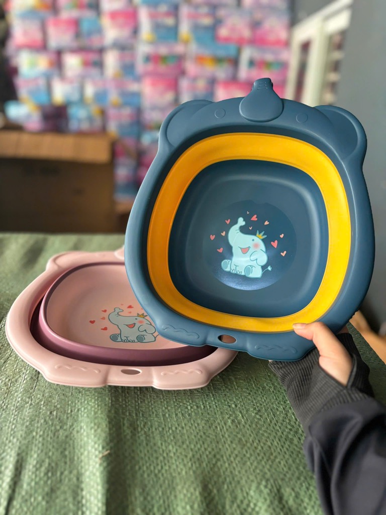 S5. Chậu gấp gọn con voi, khủng long