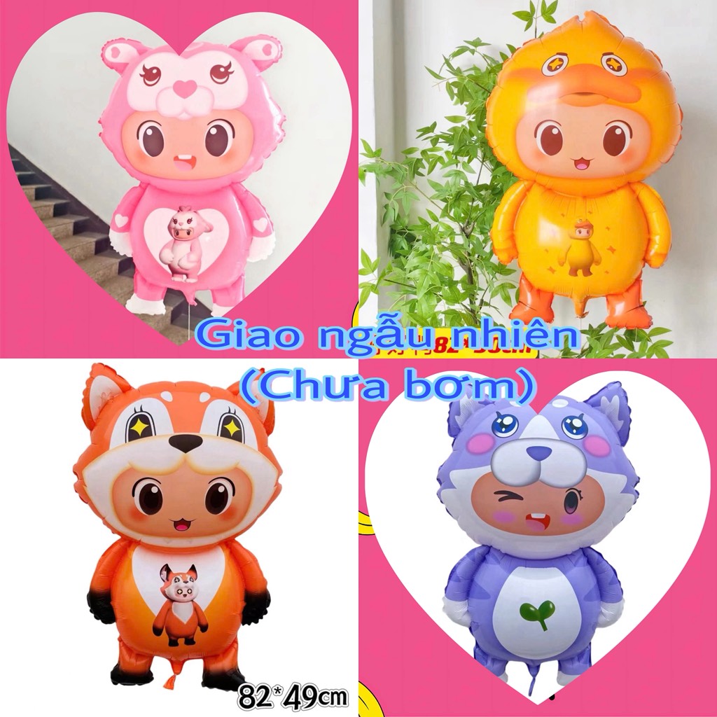 19.18 Bóng bay búp bê hóa trang 82*49cm