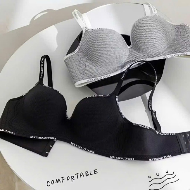 B7.3- Áo ngực , áo bra su màu đen 4807 viền chữ 38/85