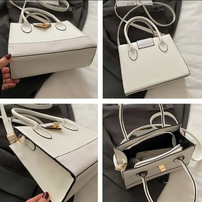 19.14 Túi đeo chéo vuông nhỏ thời trang đơn giản 23*18*8,5cm