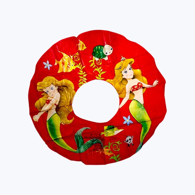 13.7 Pha.o bơ.i PVC tròn 70cm (họa tiết ngẫu nhiên-chưa bơm)