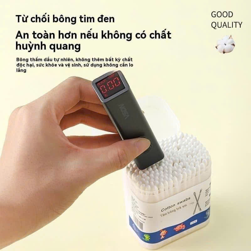 Hộp 200 Tăm Bông Cotton Swabs