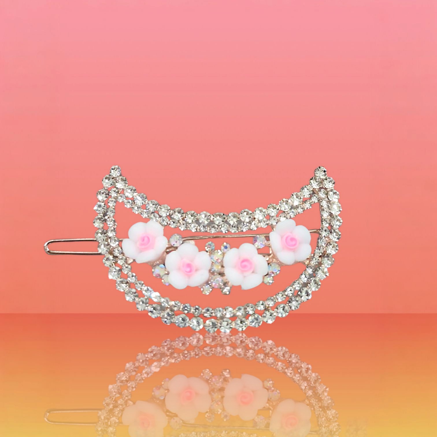 15.5 Kẹp tóc mái đính đá