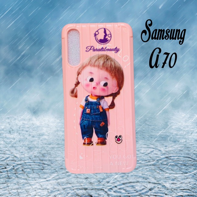 Ốp Lưng Điện Thoại Chất Liệu TPU, Họa Tiết Dễ Thương, Chống Sốc Dành Cho Samsung A70