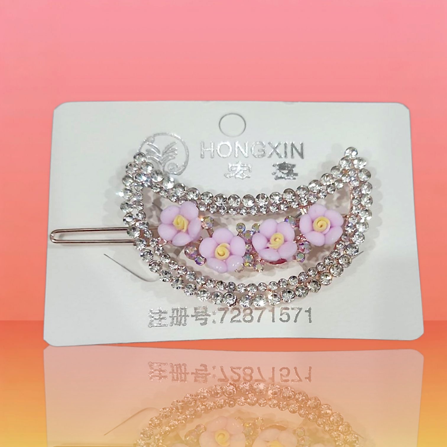 15.5 Kẹp tóc mái đính đá