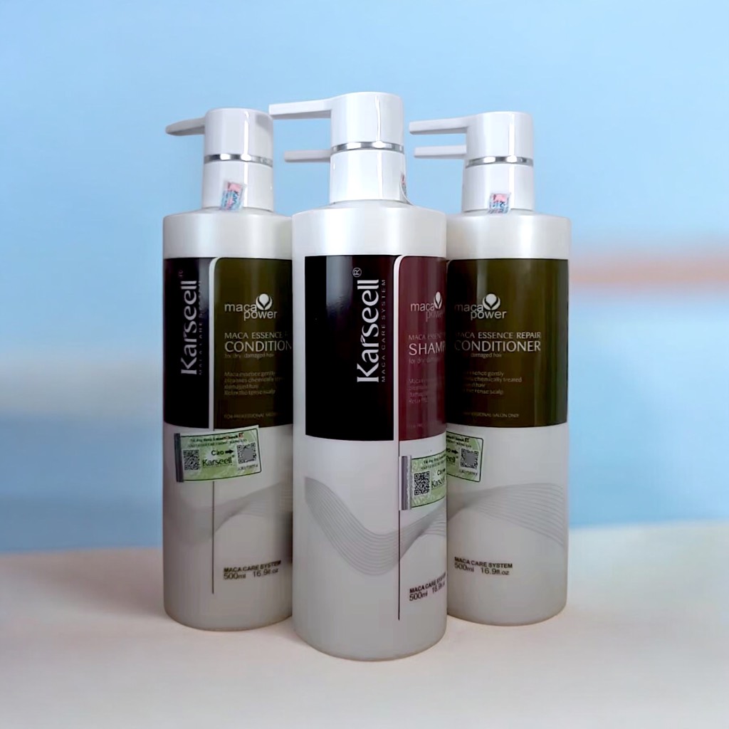 Dầu Gội Xả Karseell Collagen Cho Tóc Khô Hư Tổn 500ml