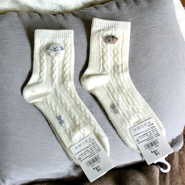 Tất/Vớ cotton hoạt hình từ 10-12 tuổi