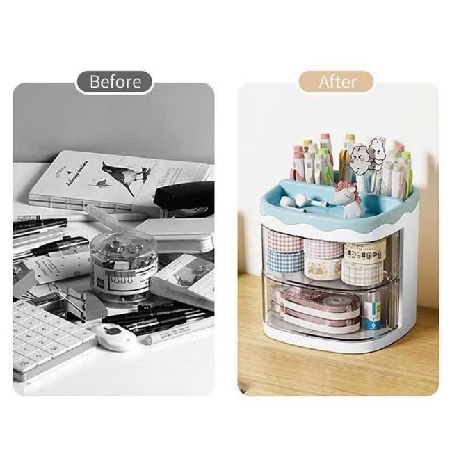 Hộp, kệ đựng bút mini 11x11cm