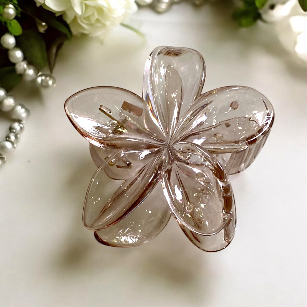 T7.1.Kẹp càng cua nhựa trong hoa sứ 8cm