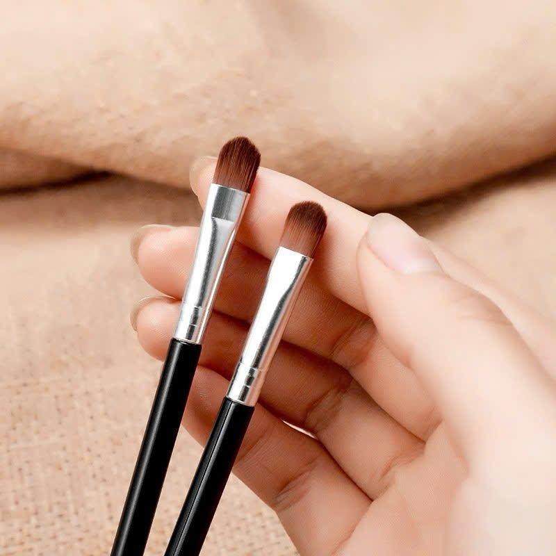 Cọ đánh phấn mắt, chải lông mày lông mềm 13,5cm
