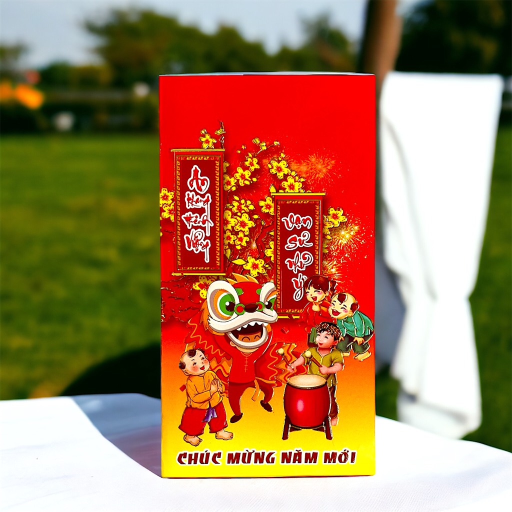 Thiệp chúc mừng năm mới 10,5x19cm