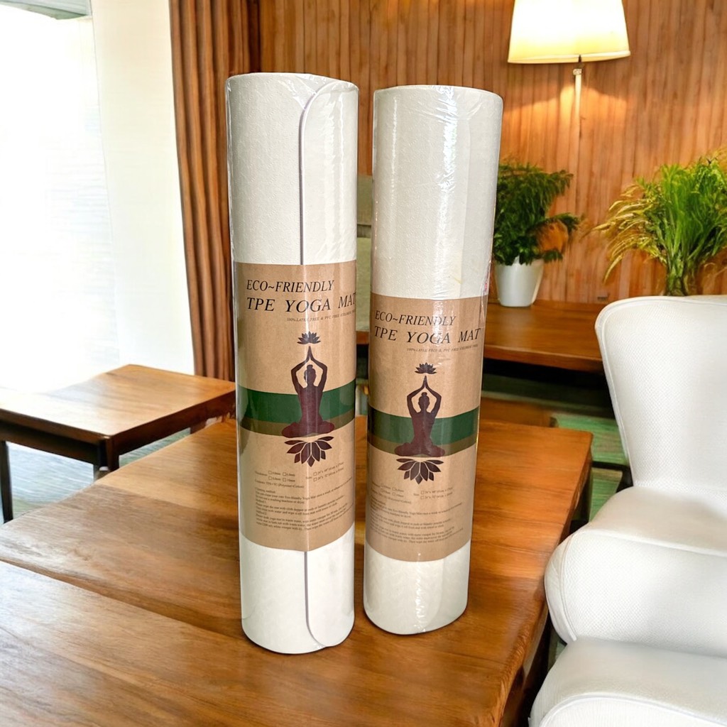 Thảm tập Yoga 2 lớp chống trơn trượt 6mm 183cm x 61cm