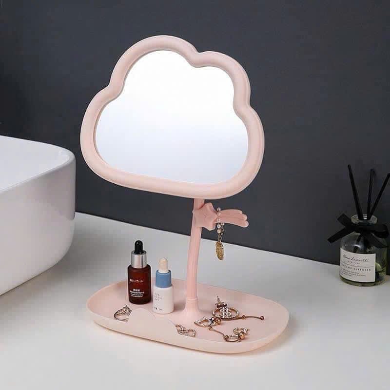 Gương đứng để bàn hình đám mây