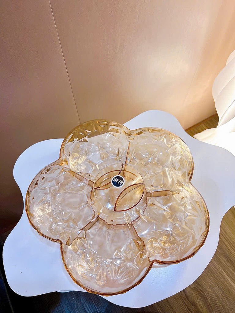 Khay Đựng Mứt Hình Hoa 5 Cánh