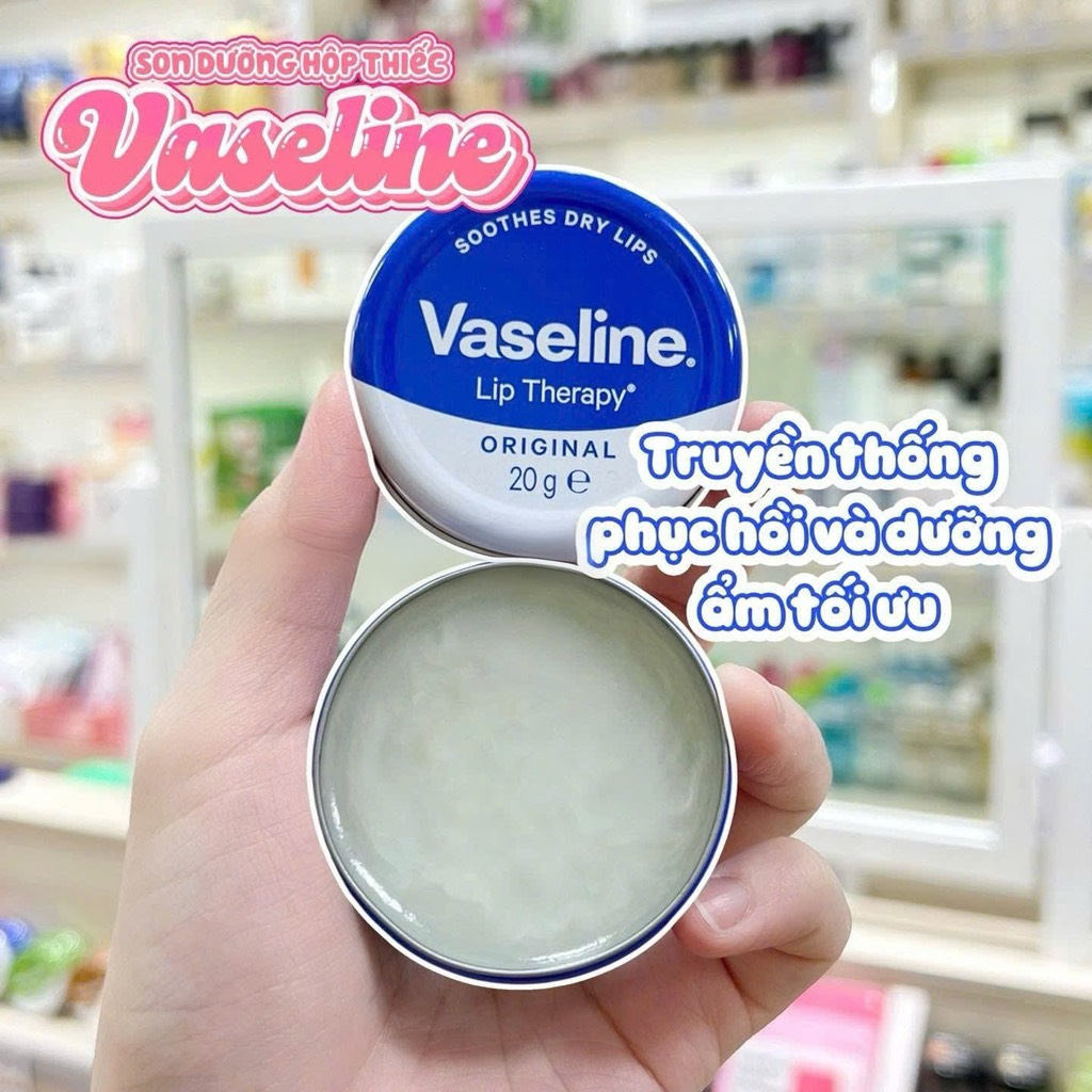 16.3 Son dưỡng trị thâm môi Vaseline Lip Therapy 20g - Mỹ