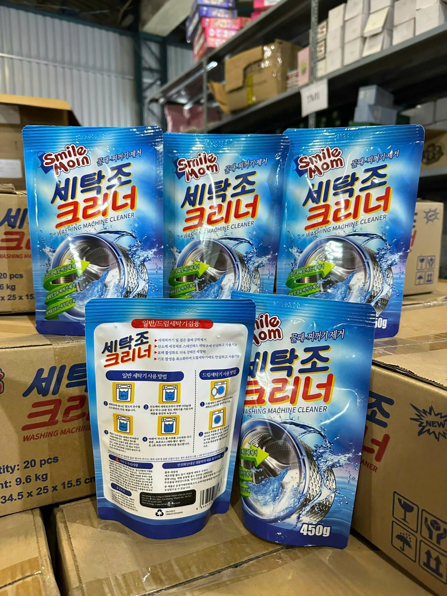 Bột Tẩy Lồng Giặt Smile Mom 450g