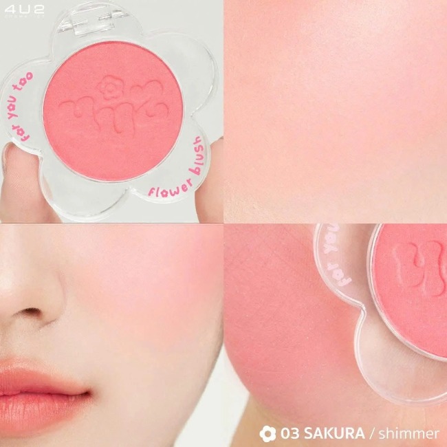Phấn má 4U2 Flower Blush 3,7g