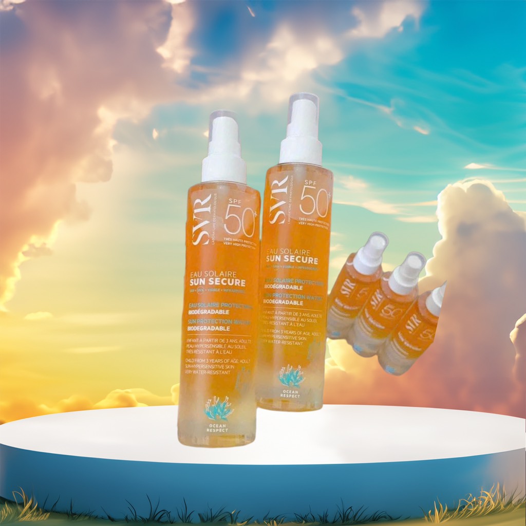 HLK-Xịt Chống Nắng SVR Sun Secure Eau Solaire SPF50+++ 200ml - Pháp