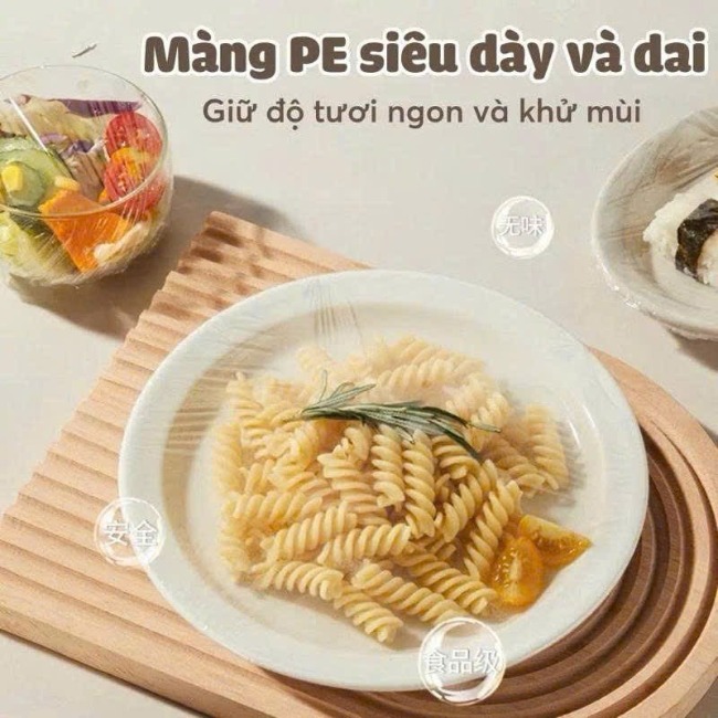 S2. Bich 300 Cái Bọc Thực Phẩm Có Chun