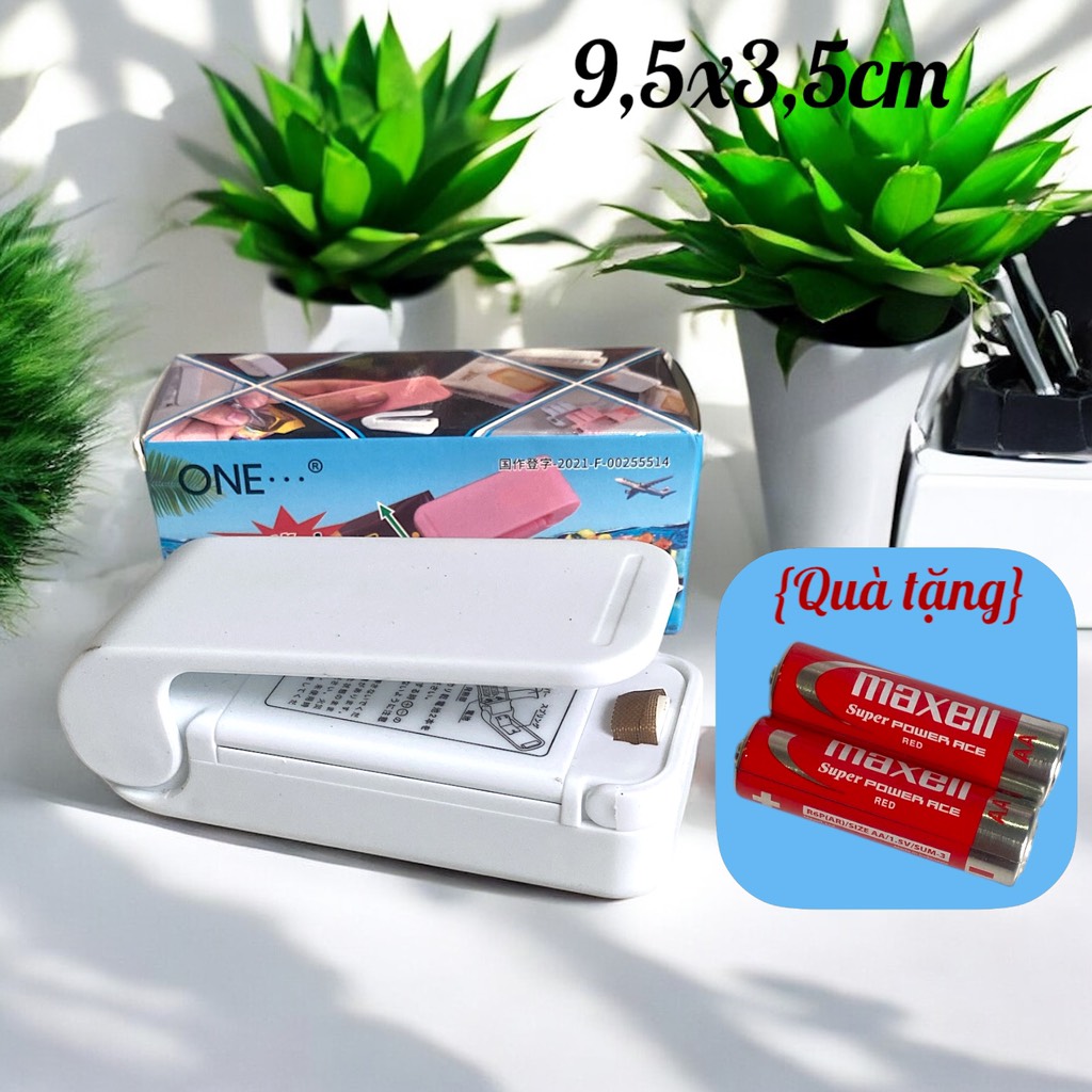 19.Máy hàn túi nhựa mini tiện lợi chạy pin AA ONE MJP-288