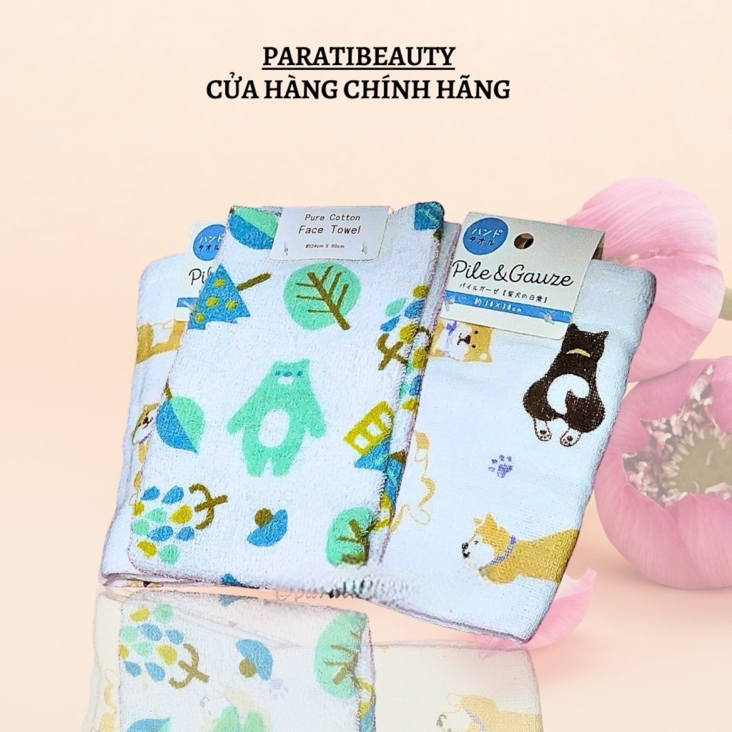 Khăn mặt cotton 2 lớp
