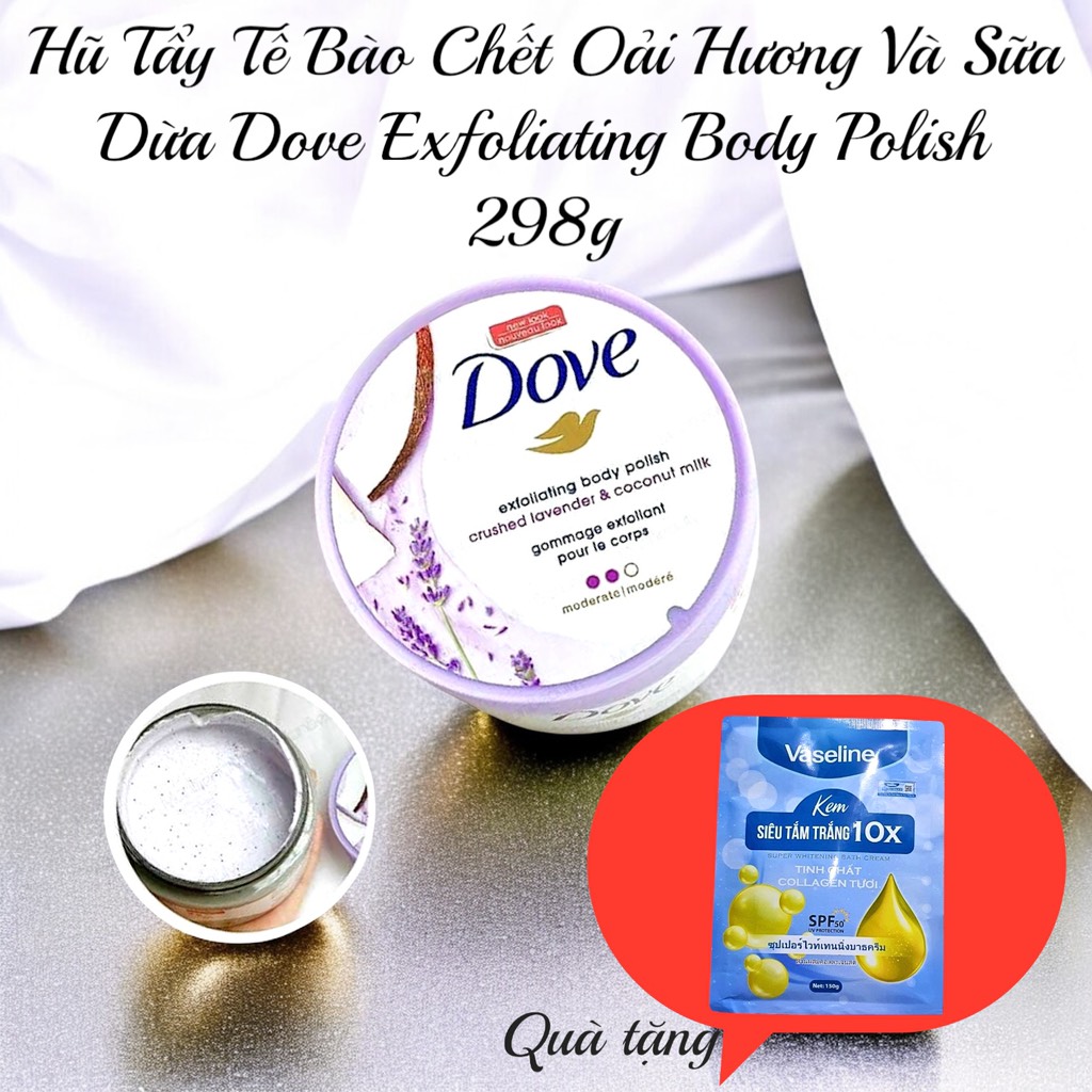 Tẩy Tế Bào Chết Dove Exfoliating Body Polish 298g