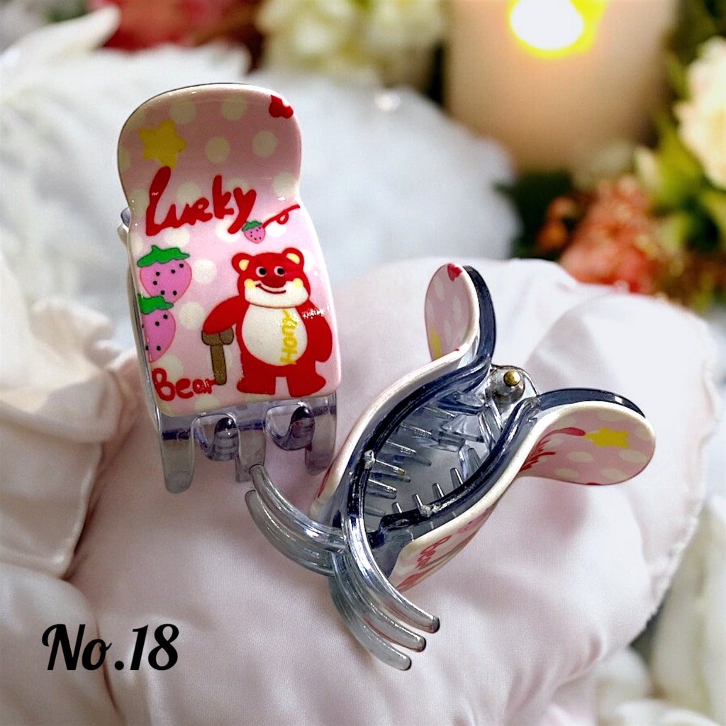 T1.Kẹp Càng Cua 5 Răng Cao Cấp Nhiều Họa Tiết Dễ Thương