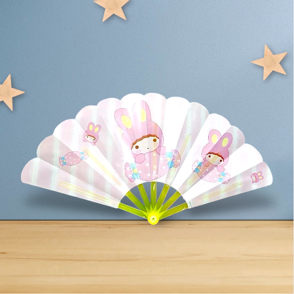 Quạt xòe 7 cánh dài 24cm mã 201