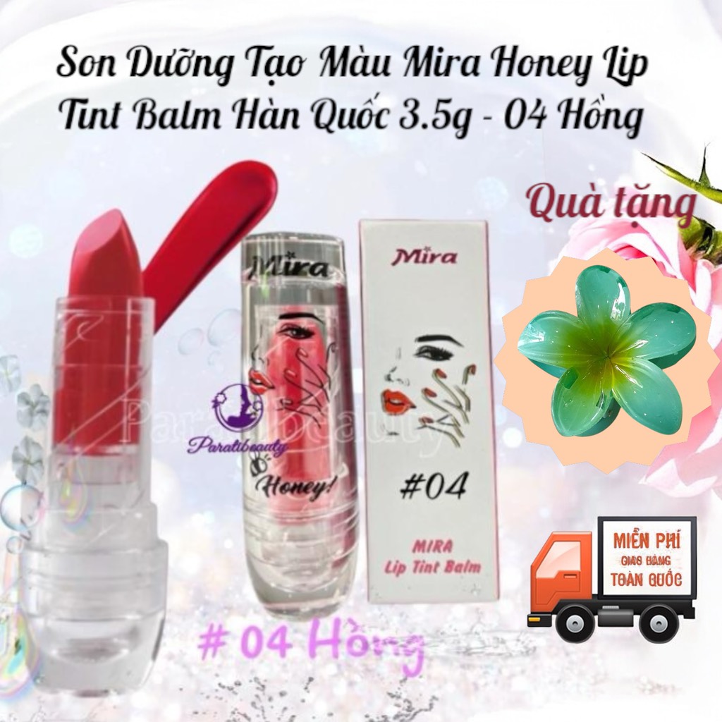 Son Dưỡng Tạo Màu Mira Honey Lip Tint Balm Hàn Quốc 3.5g