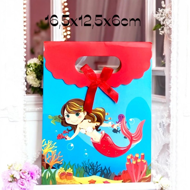Túi giấy gấp có nơ