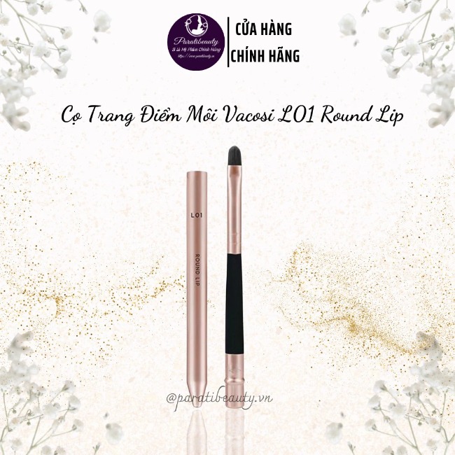 Cọ Trang Điểm Môi Vacosi L01 Round Lip Hàn Quốc