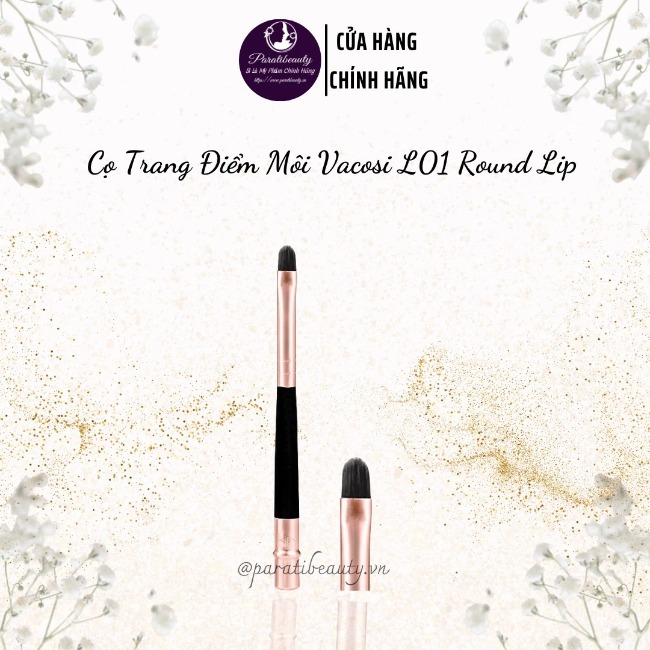 Cọ Trang Điểm Môi Vacosi L01 Round Lip Hàn Quốc