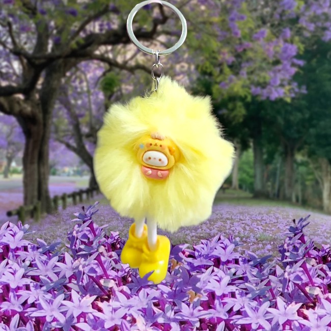 Móc khóa bông dễ thương