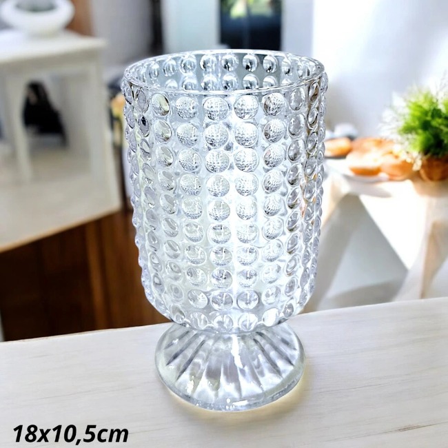 Bình/lọ hoa thuỷ tinh dạng ly