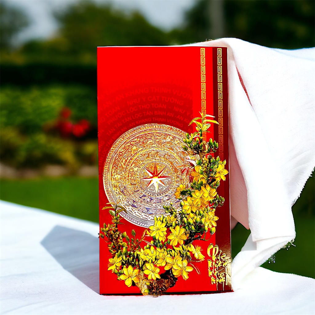 Thiệp chúc mừng năm mới 10,5x19cm