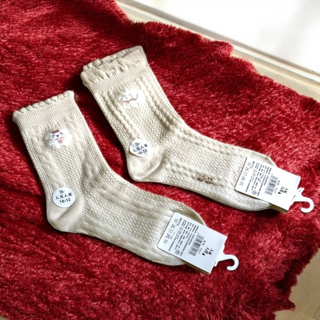 Tất/Vớ cotton hoạt hình từ 10-12 tuổi