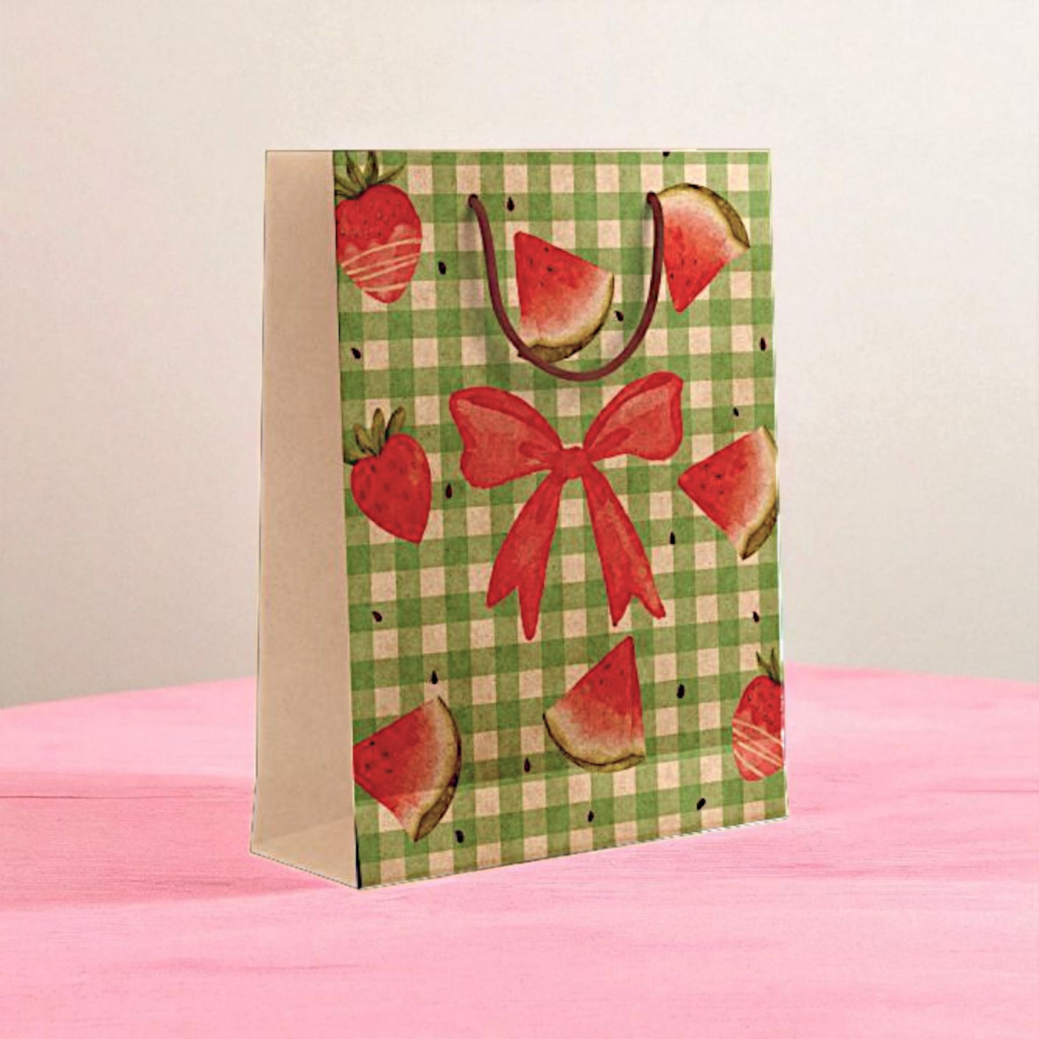 Túi giấy đựng quà Kraft K6-34 (25x23x9cm)