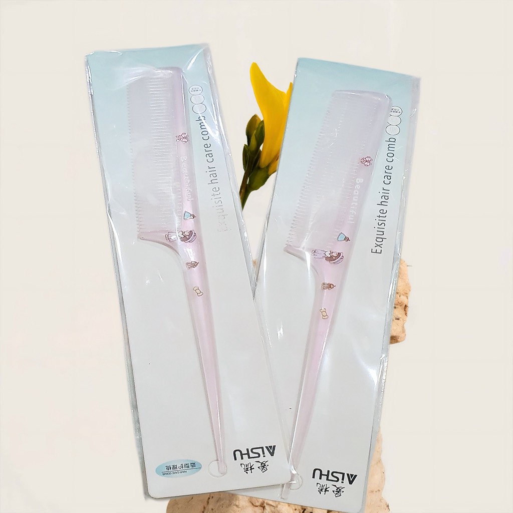 T12. Lược nhọn nhiều màu 13.5x3cm