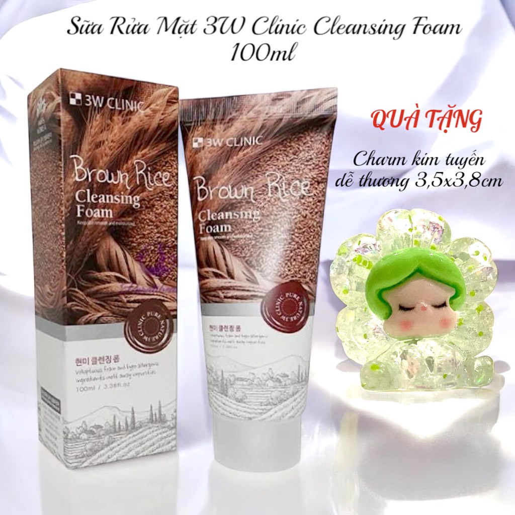 Sữa Rửa Mặt 3W Clinic Cleansing Foam 100ml