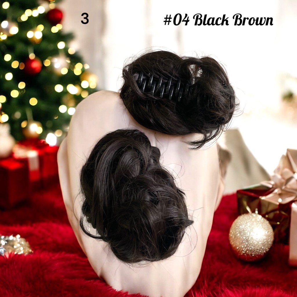 T8. Kẹp búi tóc xoăn thời trang Hàn Quốc