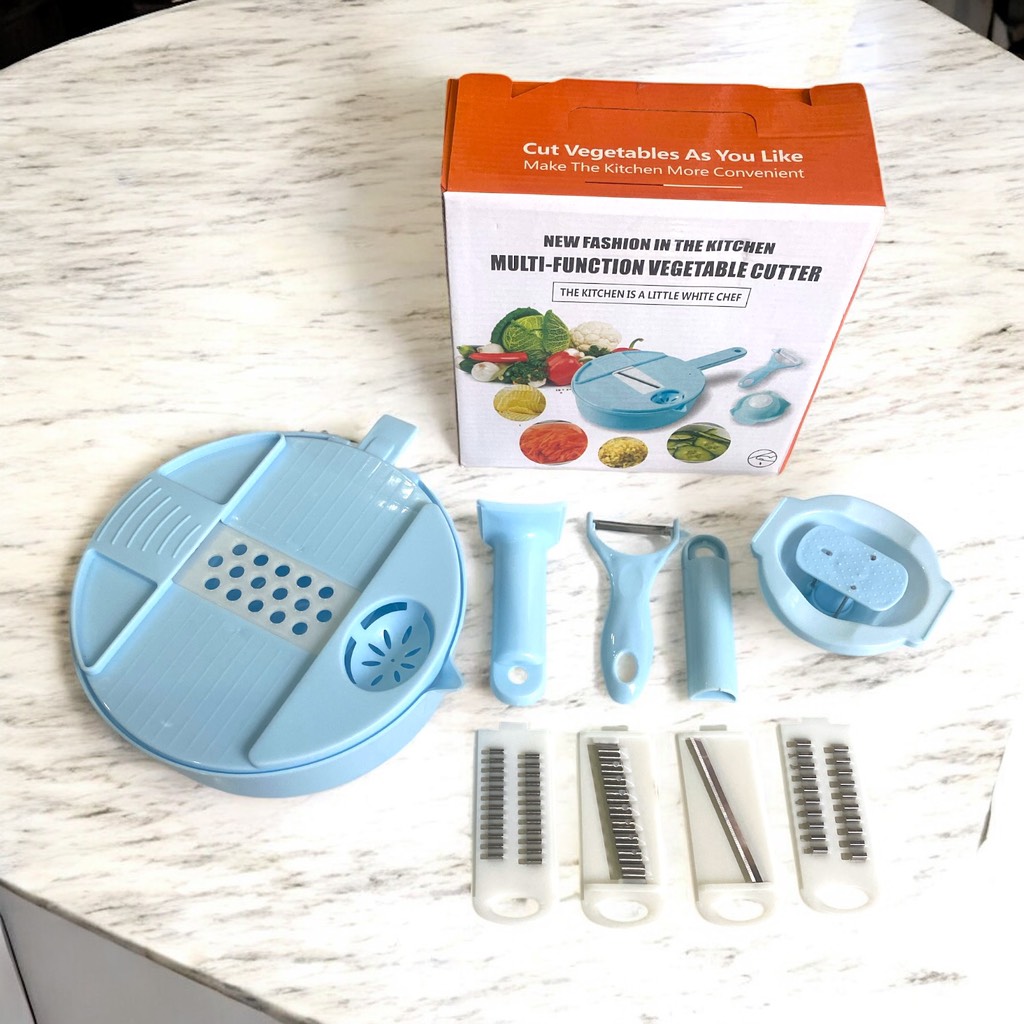 PT1.1 Rổ Bào Rau Củ 8 Trong 1 Đa Năng, An Toàn Không Lo Đứt Tay