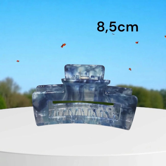 15.1 Kẹp càng cua hình chữ nhật trong suốt nhiều màu